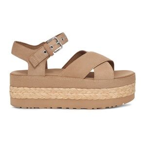 UGG Aubrey ankle sand Platform Sandals espadrille style Coachella